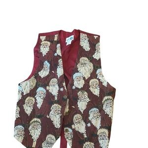 Paul Harris Santa button vest